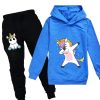 Unicorn Hoodie Sweatsuit for Girls - Image 17