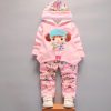 Cartoon Cat Hooded Vest Set - Image 36