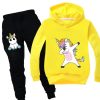 Unicorn Hoodie Sweatsuit for Girls - Image 12