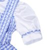 Cute Blue Polka Dots Plaid Party Dress - Image 7