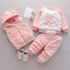 Cartoon Cat Hooded Vest Set - Image 44