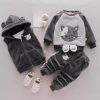 Cartoon Cat Hooded Vest Set - Image 28