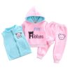 Cartoon Cat Hooded Vest Set - Image 19