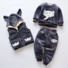 Cartoon Cat Hooded Vest Set - Image 15