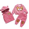 Cartoon Cat Hooded Vest Set - Image 34