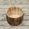 Newborn Photo Props Barrel Handmade Smoked Wood - Image 4