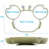 Baby Silicone Suction Tableware Cartoon Crab - Image 2
