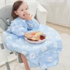 Baby Coverall Feeding Waterproof Smock with Table Cover