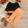 Halloween Clothes Girls Flare Sleeve/Bell Bottoms - Image 3