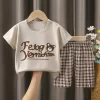 Summer Cartoon T-shirt/Shorts Sets Children's - Image 5