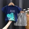 Summer Cartoon T-shirt/Shorts Sets Children's - Image 8
