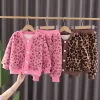 Leopard Sweater/Pant Set Winter
