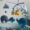 Baby Mobile Rattles Toys 0-12 Months For Crib