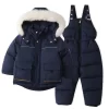Cozy Winter Kid's Parka Coat Set Girls/Boys - Image 3