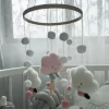 Cute Cloud Face Mobile Rattles Toys for Newborn 0-12 Months - Image 3