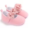 Lace Solid Color Princess Shoes Soft Sole Non-Slip - Image 2