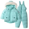 Cozy Winter Kid's Parka Coat Set Girls/Boys - Image 7