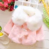 Girls' Thick Warm Cloak Coat - Image 4