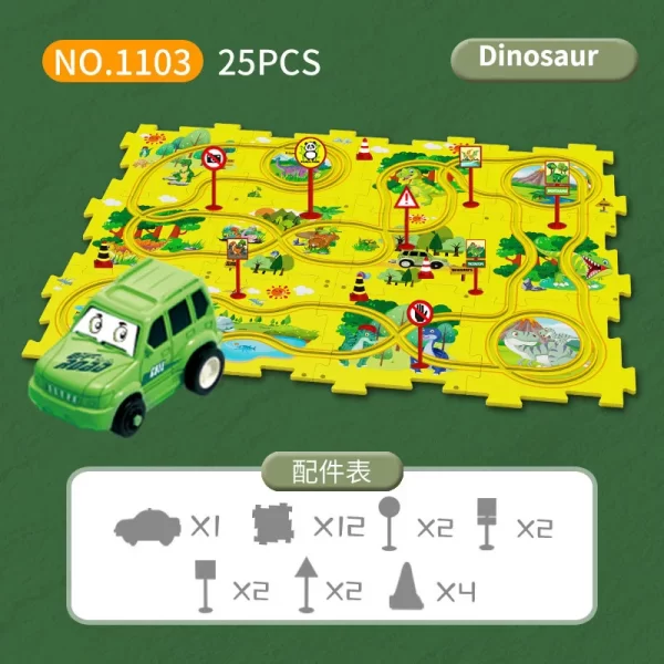 PuzzleRacer - Kids Car Track Set - Image 11