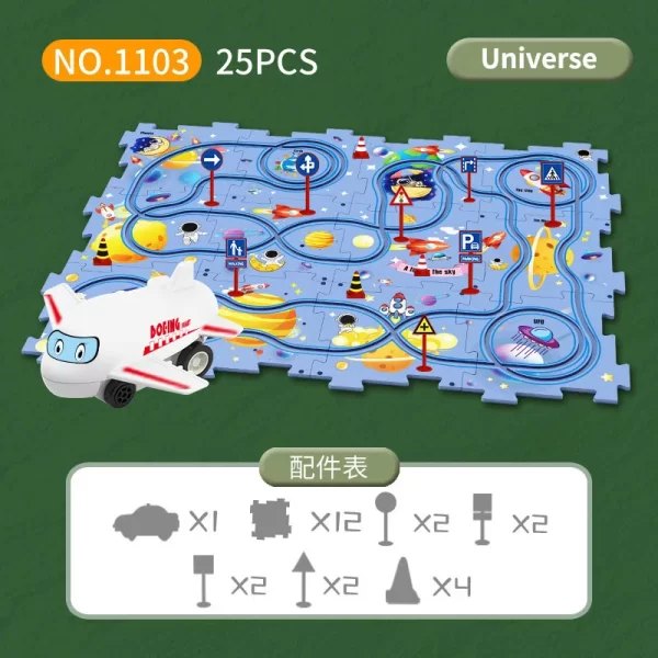 PuzzleRacer - Kids Car Track Set - Image 8