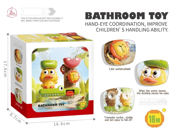 Cute Duck Bathtub Boat Toy – Interactive Water Spray with 3 Emotional Duck Characters for Toddlers - Image 7